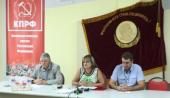 Состоялась пресс-конференция лидеров саратовских коммунистов