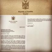 Президент Намибии поблагодарил Г.А. Зюганова и В.Н. Тетёкина