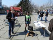 В Благовещенске прошел сбор подписей против строительства космодрома «Восточный»