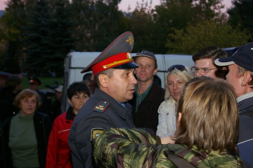 Маршала Бирюзова: милиционер предупреждает