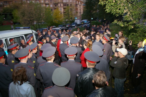 Маршала Бирюзова: тотальное оцепление