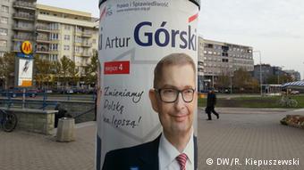 Предвыборный плакат партии Закон и справедливость Предвыборный плакат партии Закон и справедливость