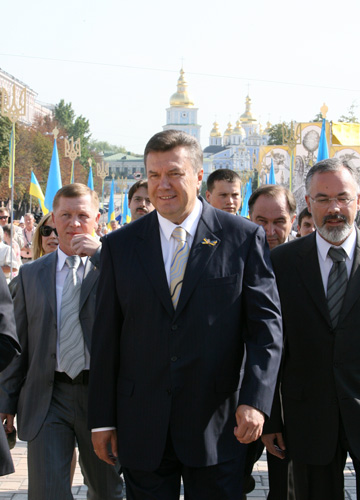 Прем'єр-міністр Віктор Янукович взяв участь в урочистостях з нагоди Дня Незалежності України