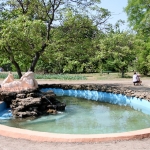 В парке Победы спустя 25 лет снова забил фонтан