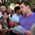 В Киевском районе проходят встречи Игоря Маркова с избирателями