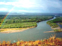 Пассажирское судно село на мель на Волге в районе Чебоксар