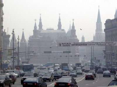 Москва в смоге. Фото: daylife.com Москва в смоге. Фото: daylife.com