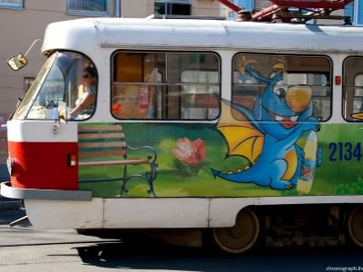 Веселый трамвай. Фото: chronograph.livejournal.com Веселый трамвай. Фото: chronograph.livejournal.com