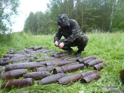 Бесхозные снаряды. Фото: znak.com Бесхозные снаряды. Фото: znak.com