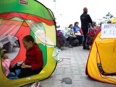 Голодовка дольщиков. Фото: omskzdes.ru Голодовка дольщиков. Фото: omskzdes.ru