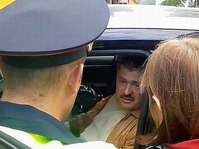 Судья после пьяного ДТП. Фото: donnews.ru Судья после пьяного ДТП. Фото: donnews.ru