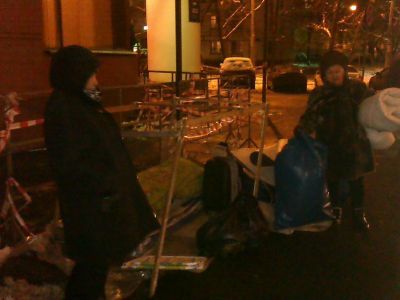 Голодовка у приемной Голодовка у приемной