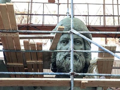 Памятник князю Владимиру. Фото: РБК Памятник князю Владимиру. Фото: РБК