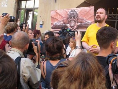 Народный сход против вандализма и мракобесия, 30.8.15, Санкт-Петербург. Источник - https://www.facebook.com/shkourenok Народный сход против вандализма и мракобесия, 30.8.15, Санкт-Петербург. Источник - https://www.facebook.com/shkourenok