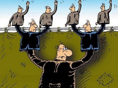 Властная вертикаль (карикатура). Фото: smoldigest.ru Властная вертикаль (карикатура). Фото: smoldigest.ru