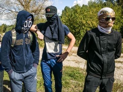 Чеченские беженцы на границе с Польшей. Фото: svaboda.org Чеченские беженцы на границе с Польшей. Фото: svaboda.org