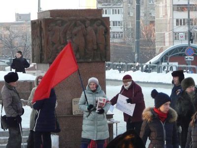 Пикет в Самаре. Фото: Владимир Лапкин, Каспаров.Ru Пикет в Самаре. Фото: Владимир Лапкин, Каспаров.Ru