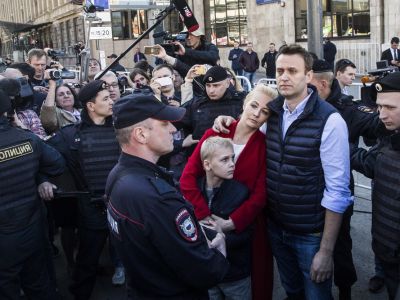 Навальный на митинге против реновации, Фото: navalny.com Навальный на митинге против реновации, Фото: navalny.com