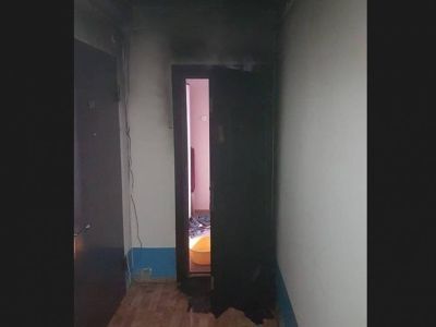 Поджог квартиры. Фото: Фейсбук Поджог квартиры. Фото: Фейсбук