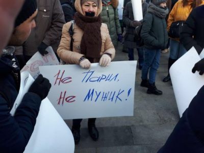 пикет Фото: Михаил Шеманаев пикет Фото: Михаил Шеманаев