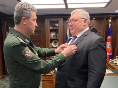 Награждение Михаила Слипенчука. Фото: mvslipenchuk.ru Награждение Михаила Слипенчука. Фото: mvslipenchuk.ru