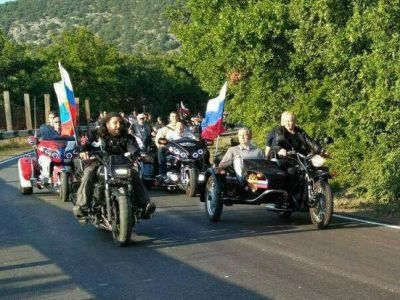 Владимир Путин на байк-шоу Владимир Путин на байк-шоу