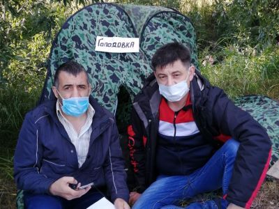 Голодовка в Новом Уренгое. Фото: РК-инфо Голодовка в Новом Уренгое. Фото: РК-инфо