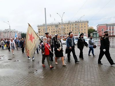 Морпехи в Барнауле. Фото: Морпехи в Барнауле. Фото: