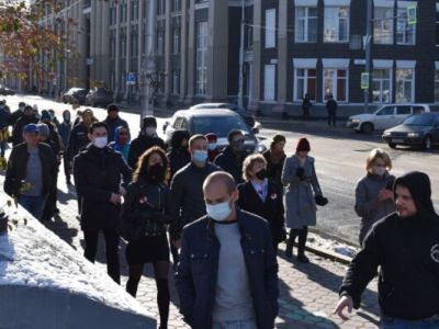 Шествие в Иркутске. Фото: Шествие в Иркутске. Фото: