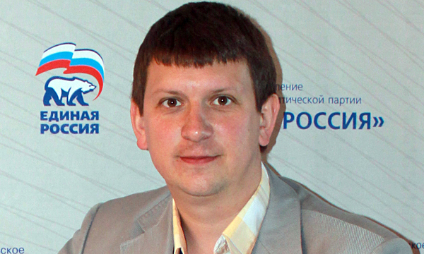 Cекретарь местного отделения Партии «Единая Россия», спикер Петросовета Олег Фокин. Фото karel.er.ru