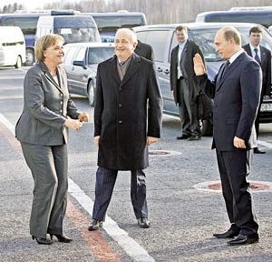 Путин - фрау Меркель: - Мадам, расслабьтесь!