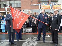 Копия Знамени Победы передана на вечное хранение в Госпиталь ветеранов всех войн