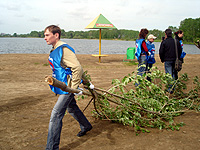 Пляж готов к открытию