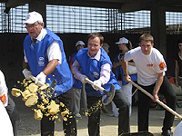 Субботник на стройплощадке