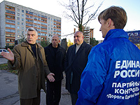 Ремонт дорог Единой России в Пскове под партийным контролем