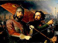 С Днем народного единства! Единая Россия – сильная Россия! ( картина Скотти М.И. Минин и Пожарский. 1850 год)