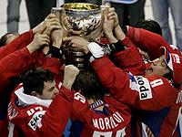 Российские хоккеисты могут быть ориентиром для молодежи. Фото ИТАР-ТАСС