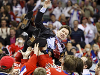 Российские хоккеисты могут быть ориентиром для молодежи. Фото ИТАР-ТАСС