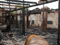 На северо-западе Москвы опять горит автосервис