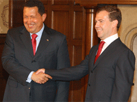 Чавес ждет Медведева в Каракасе