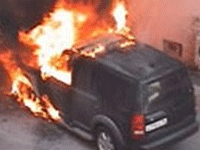 В центре Владикавказа взорвалось маршрутное такси