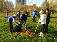 Осенние субботники в Оренбуржье