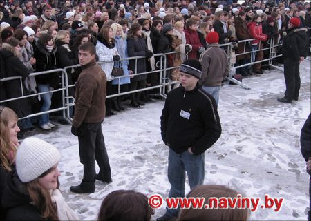 На праздновании Дня святого Валентина в Минске
