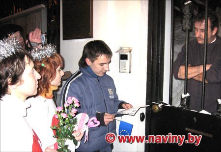 На праздновании Дня святого Валентина в Минске