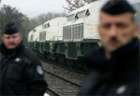 Поезд с радиоактивными отходами остановить не удалось