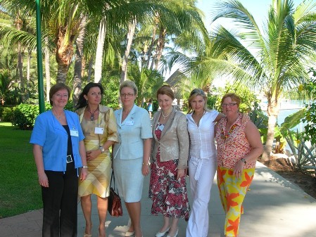 Участники встречи Комитета Женского Социнтерна в Мексике