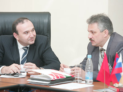 Левон Мкртчан и Станислав Шулин