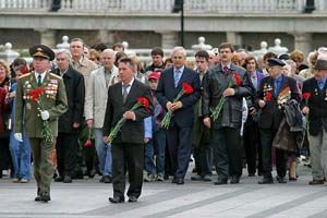 Активисты СПС почтили память героев Великой отечественной войны