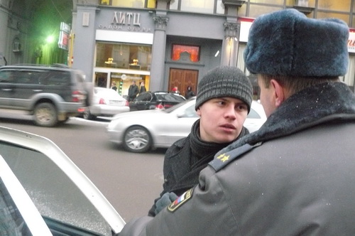 Задержание зампреда Московского ЯБЛОКА Ивана Большакова