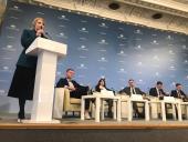 Анастасия Павлюченкова выступила на заседании Молодежного парламента